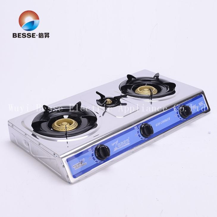 Stable Honeycomb burner Stainless Steel Triple Burner Kitchen Gas Stove Cheaper Price Stable Honeycomb burner Stainless Steel Triple Burner Kitchen Gas Stove Cheaper Price